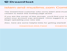 Tablet Screenshot of islam-and-muslims.com